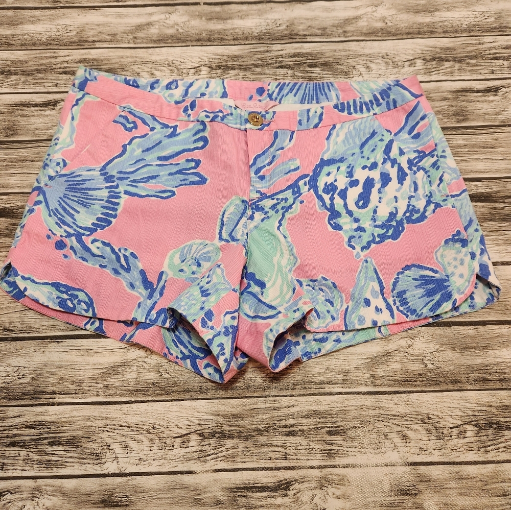 Lilly Pulitzer Adie Shorts In Barefoot‎ Princess